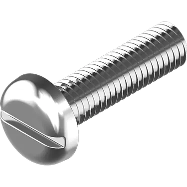 Maskinskruv låg cylindrisk skalle